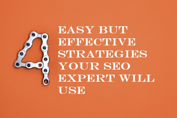 4 Easy but effective Strategies Your SEO Expert will use